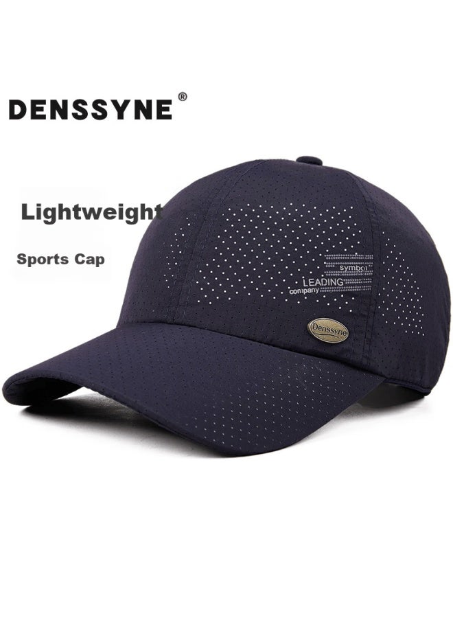 Denssyne Summer Hat For Men, Mesh Breathable Quick-dry Outdoor Cooling Cap, Middle-aged And Elderly Baseball Cap, Sun Protection Hat, Sun Visor Hat - Image 1