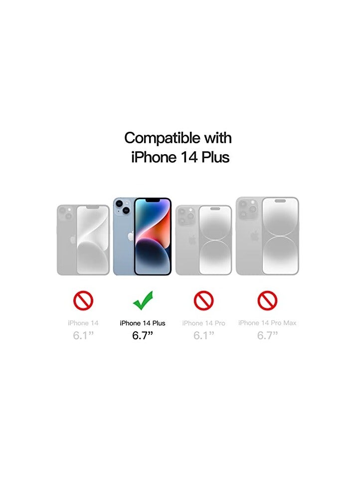 جي تيك واقي شاشة للخصوصية من JETech لهاتف iPhone 14 Plus مقاس 6.7 بوصات، طبقة من الزجاج المقوى المضاد للتجسس، عبوتان - Image 4