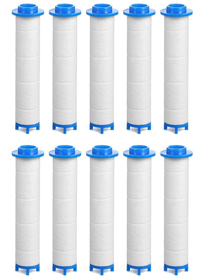 DOPENSPI 10PCS Shower Head Filters, 2.76x0.95in Showerhead Filters PP Cotton Replacement Cartridge for Various Specifications of Shower Heads - Image 1