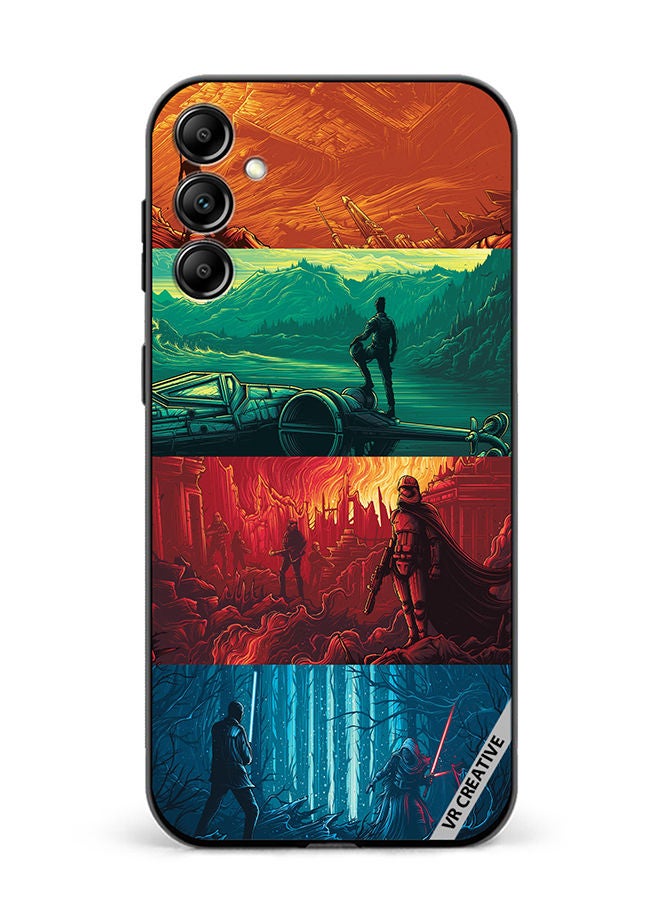 VR CREATIVE Protective Case Cover For Samsung Galaxy M54 Phases Of Life Design Multicolour - Image 1