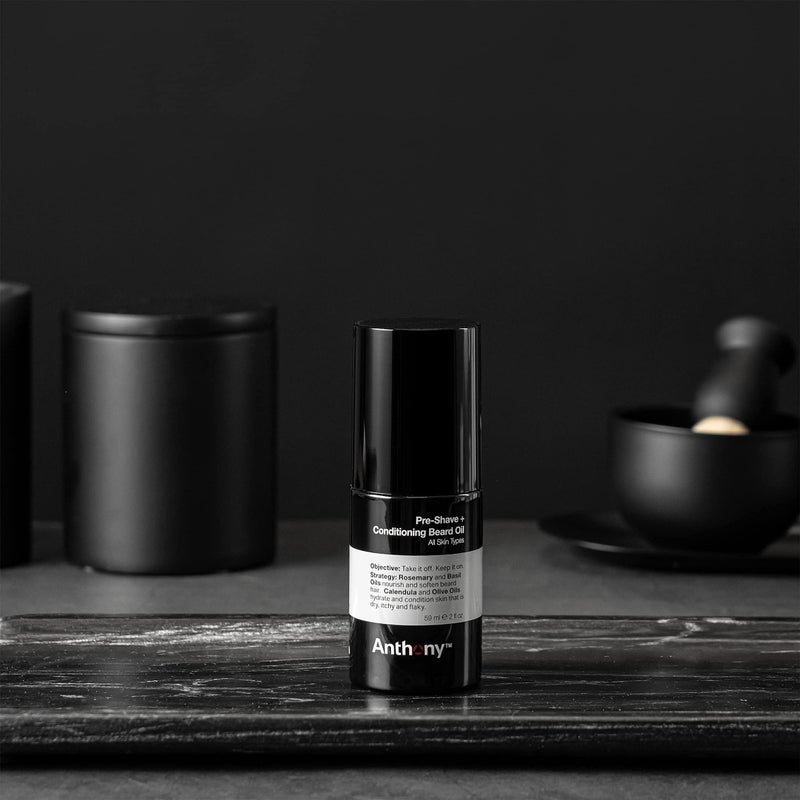 Anthony Pre-Shave and Conditioning Beard Oil, 2 Fl Oz, Contains Rosemary, Basil, Olive and Calendula Oils, Hydrates, Softens, Nourishes, and Conditions Skin - Image 2