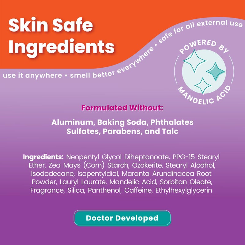 Lume Whole Body Deodorant - Smooth Solid Stick - 72 Hour Odor Control - Aluminum Free, Baking Soda Free and Skin Safe - 2.6 Ounce (Pack of 2) (Lavender Sage) - Image 2