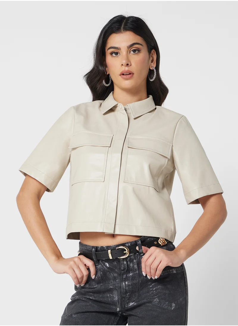 فيرو مودا Pocket Detailed Shirt