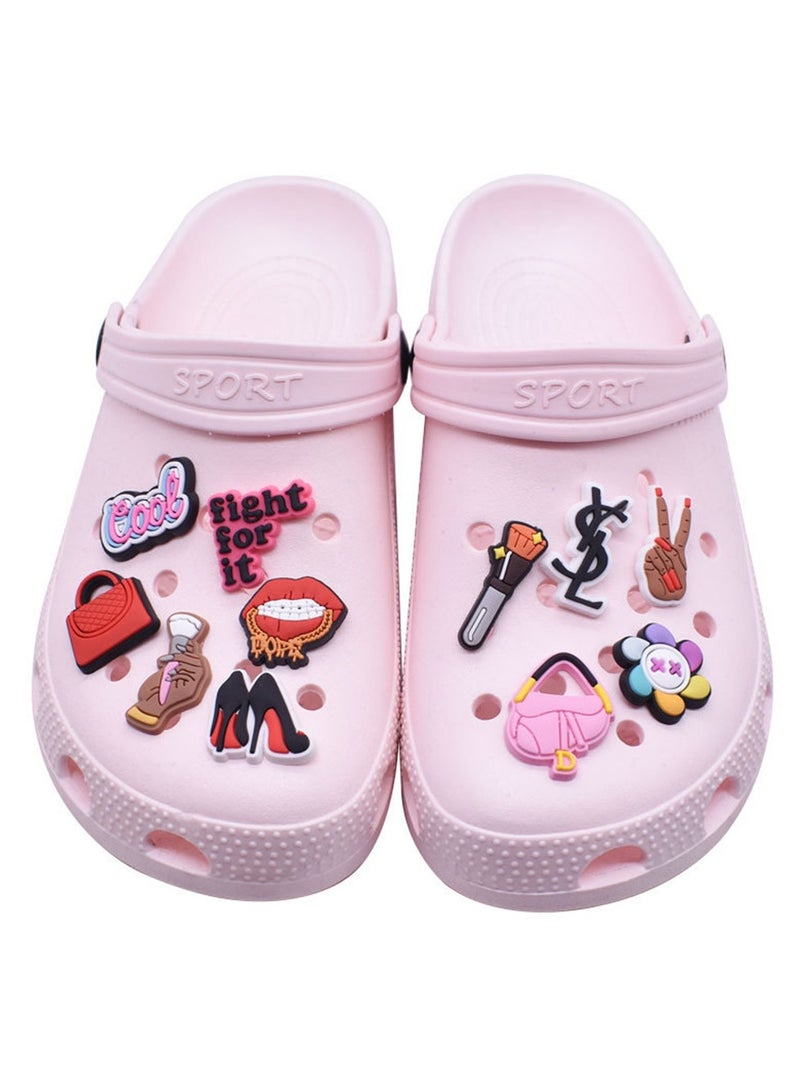 SYOSI 39Pcs Shoe Charms Fits for Clog Shoes Shoe Decoration Charms Party Gift for Kids Girls Women Mack-up Party Favors Birthday Gifts - Image 2