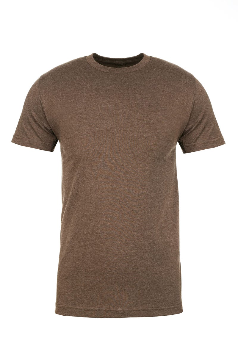 Next Level Apparel Next Level Men's Baby Rib Collar Premium CVC T-Shirt Espresso - Image 3