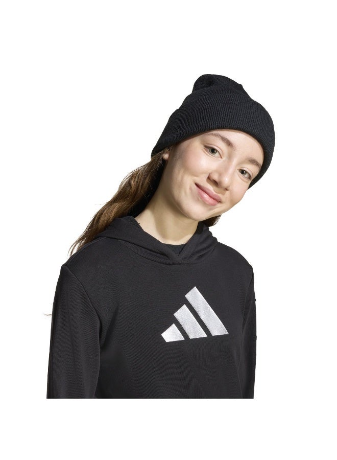Adidas Jg Glam Hd Black Training Sweatshirts For Junior 7-8Y  - Image 5