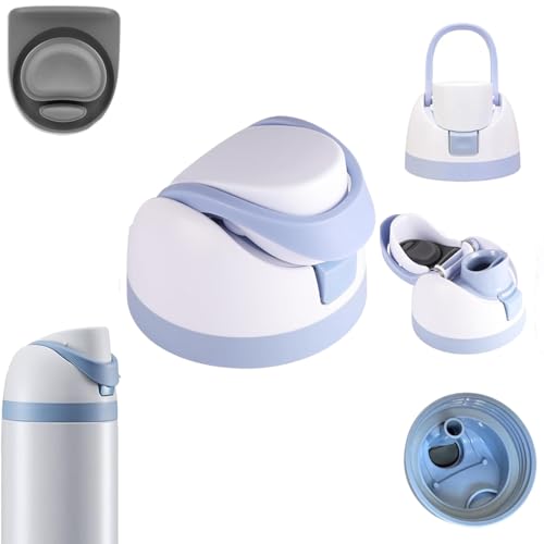 MENGSOOD Replacement Lid Compatible with Owala Freesip,One Button Water Bottle Top Lid Compatible with Owala Cup 16oz 24oz 32oz 40oz BPA-Free Replacement Accessory Stopper,No Leak (Blue) - Image 1