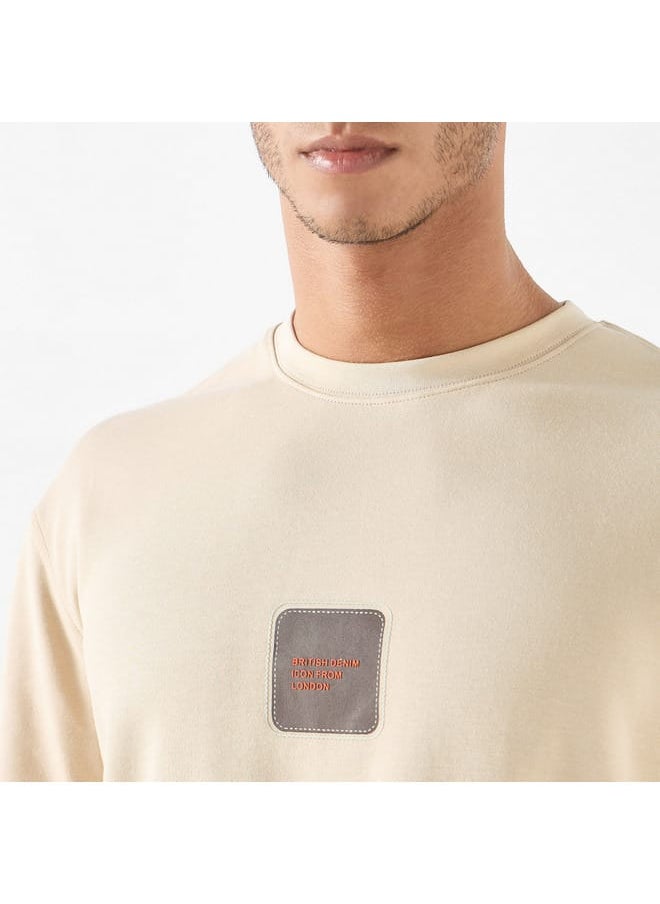 Lee Cooper Lee Cooper Printed Crew Neck T-shirt with Short Sleeves  - Image 4