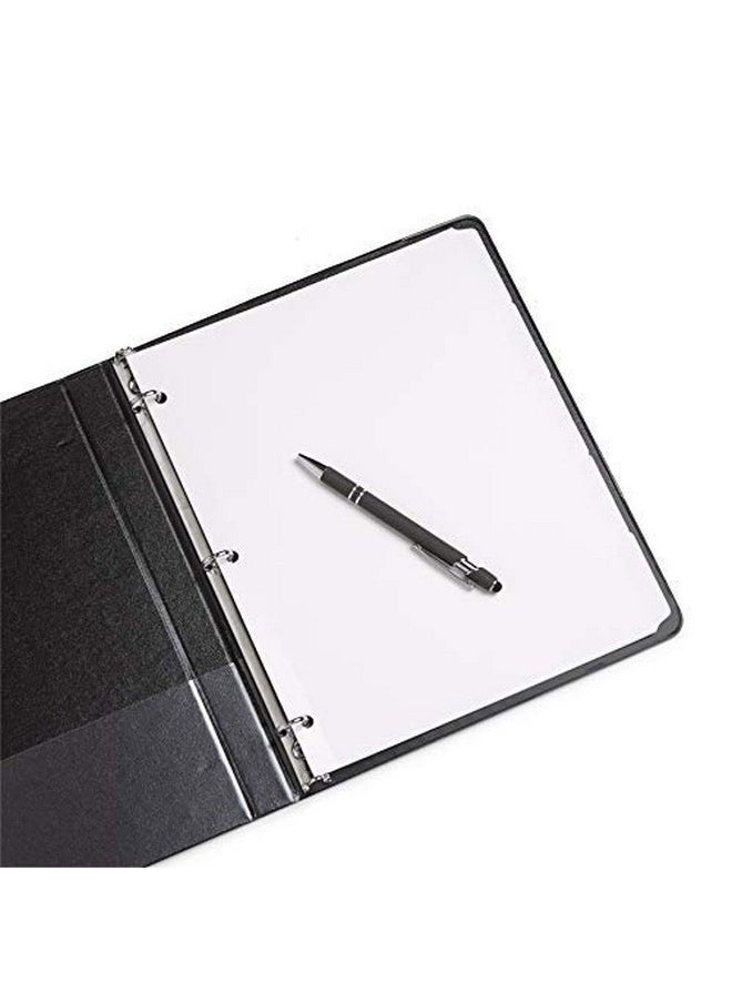 Blue Summit Supplies Blue Summit White Binder Dividers With Reinforced Edge, 1/5 Cut Tabs, 100 Dividers, 3 Hole Punch Printable Dividers For Binders, 20 Sets  - Image 4