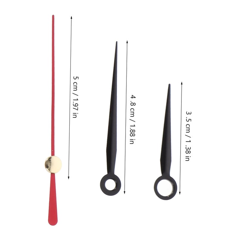 مجموعة أدوات استبدال عقارب ساعة الحائط DIY مجموعة ميكانيزم ساعة تعمل بالبطارية - Image 3