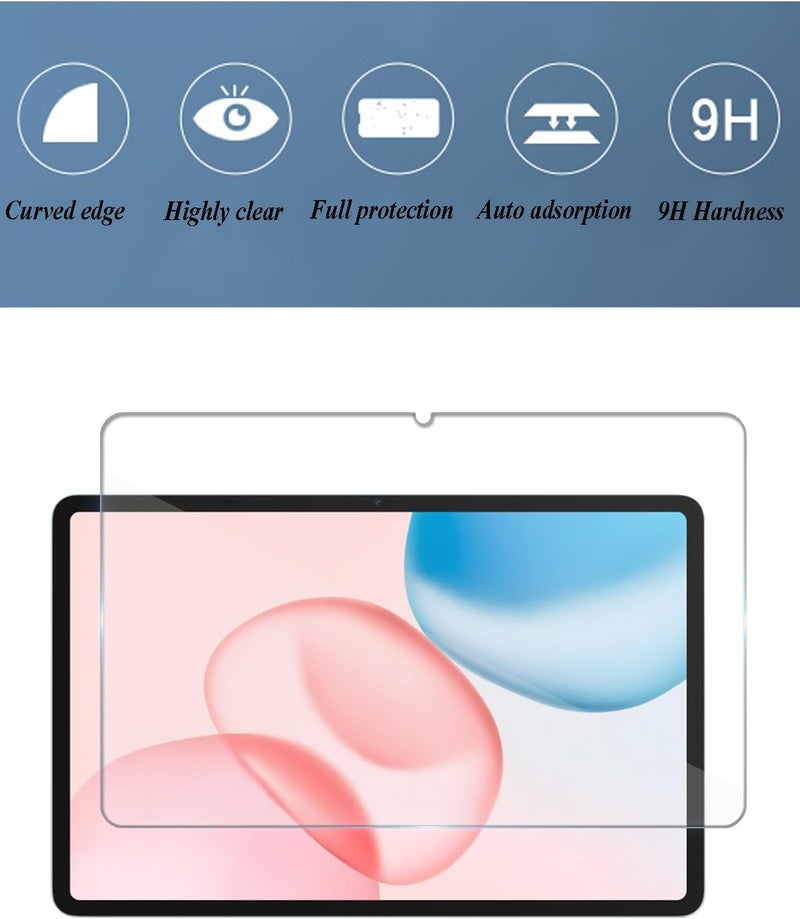 تي دبليو إي جي جي أو أن واقي شاشة لجهاز Honor Pad 10، واقي شاشة زجاجي مقوى لجهاز Honor Pad 10 مقاس 12.1 بوصة شفاف - Image 2