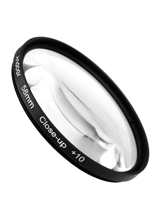 NIBEMINENT Macro Close-Up Lens Filter Set 5.8cm Black/Clear  - Image 1