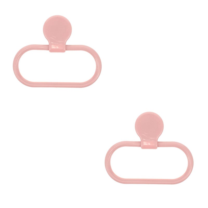 2pcs Towel Holder No Dilling Self-adhesive Towel Rack Towel Holder for Kitchen Bathroom ( ) - Image 1