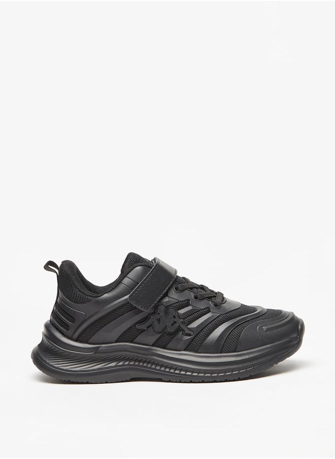 Kappa - Boys Textured Sports Shoes With Hook And Loop Closure - Image 1