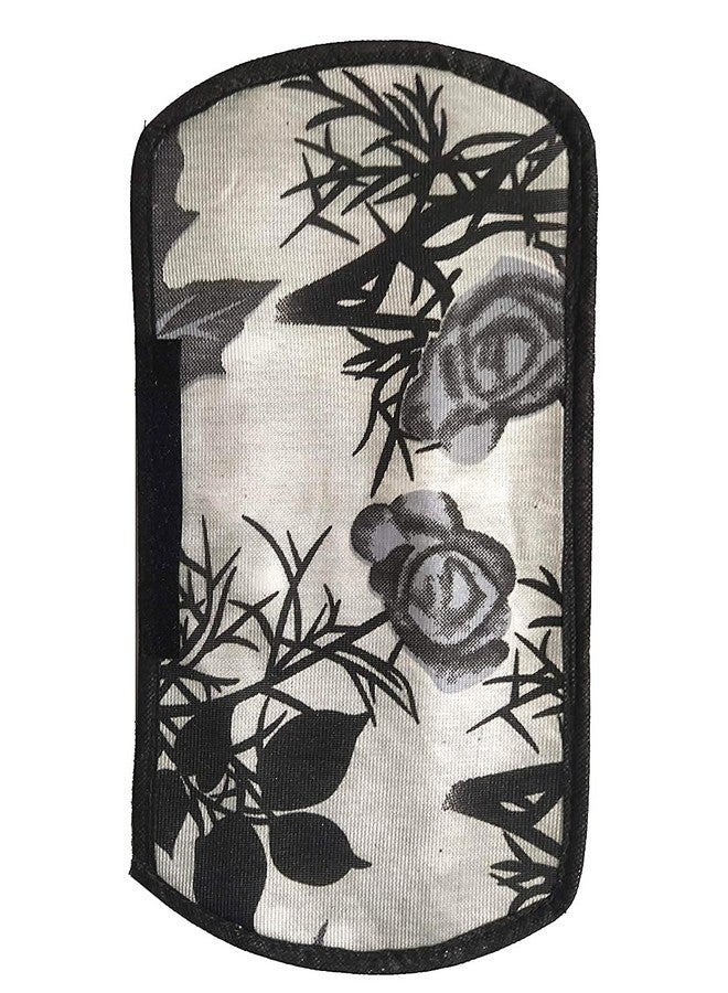 Factcore Kitchen Combo Fridge Top Cover, Oven Cover 1 Piece,2 Piece Fridge Handle Cover, 3 Pcs Fridge Mats (Black Classic), (Set of 7 Piece) (Black Branch Oven Combo) - Image 4