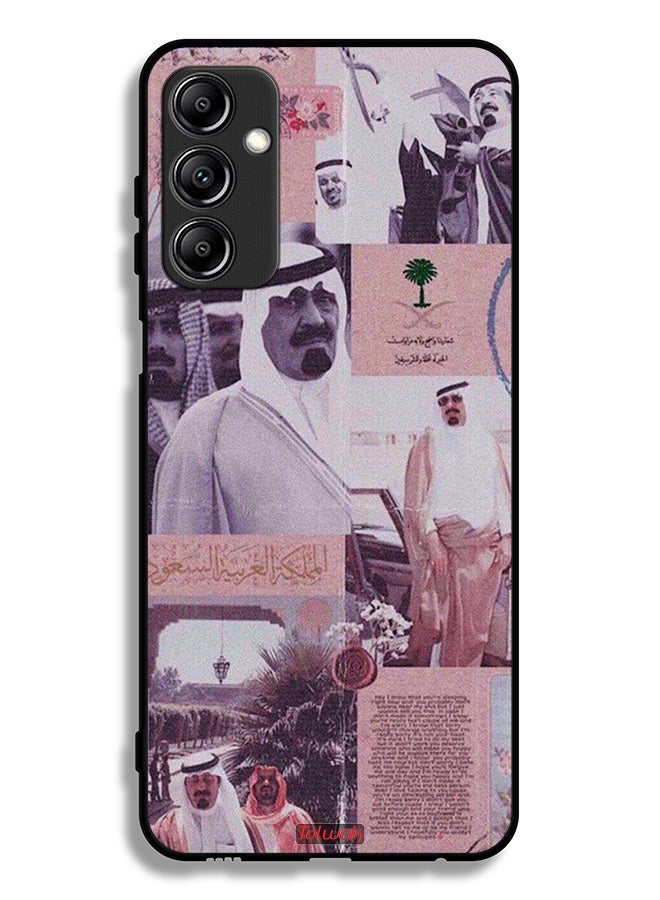 Tolwak Samsung Galaxy A24 4G Protective Case Cover King Abdullah Vintage Poster - Image 1