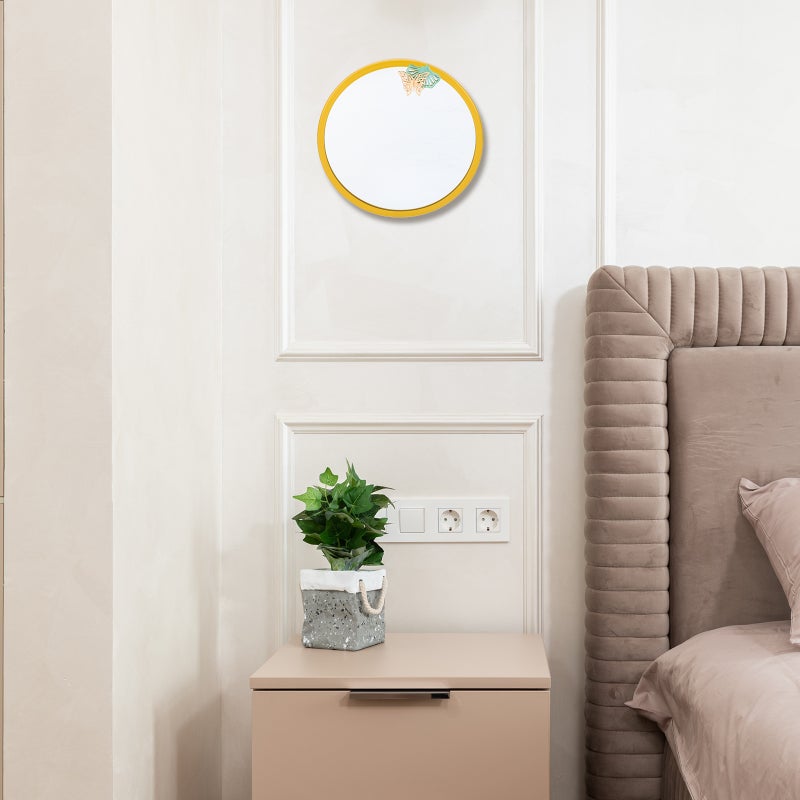 Makeup Mirror Nordic Style Makeup Mirror Decorative Round Hanging Mirror - Image 3