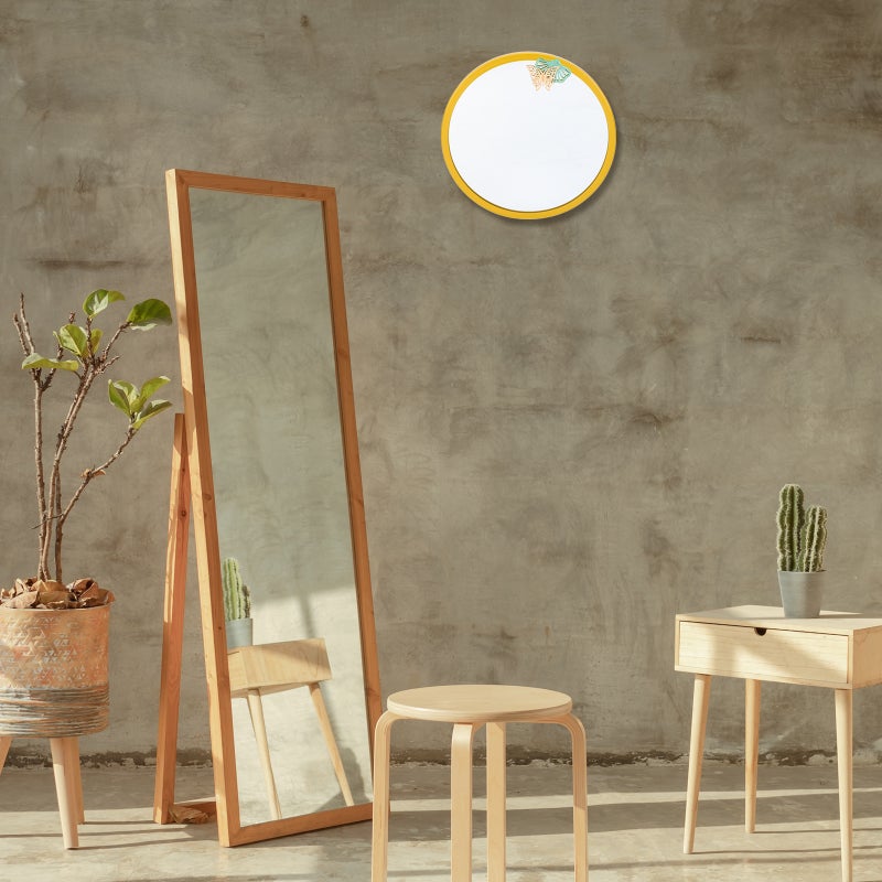 Makeup Mirror Nordic Style Makeup Mirror Decorative Round Hanging Mirror - Image 2