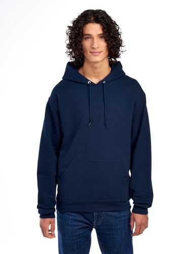Jerzees --Men's NuBlend -Fleece -Sweatshirts & - -Hoodies, Hoodie-Navy, X-Large - Image 5