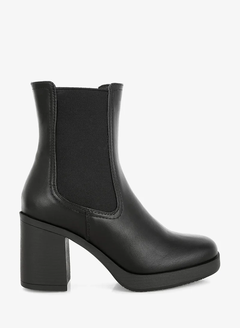 London Rag London Rag Women's Faux Leather Chelsea Boots In Black