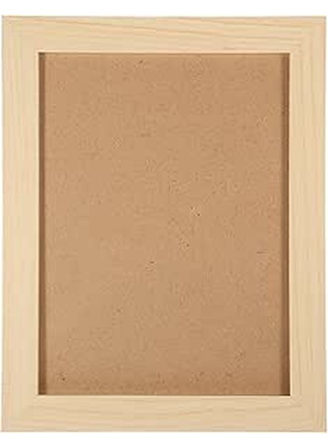 Natural Wood 8x10 Inch Picture Frame Rustic Tabletop or Wall Mount Photo Holder - Image 1