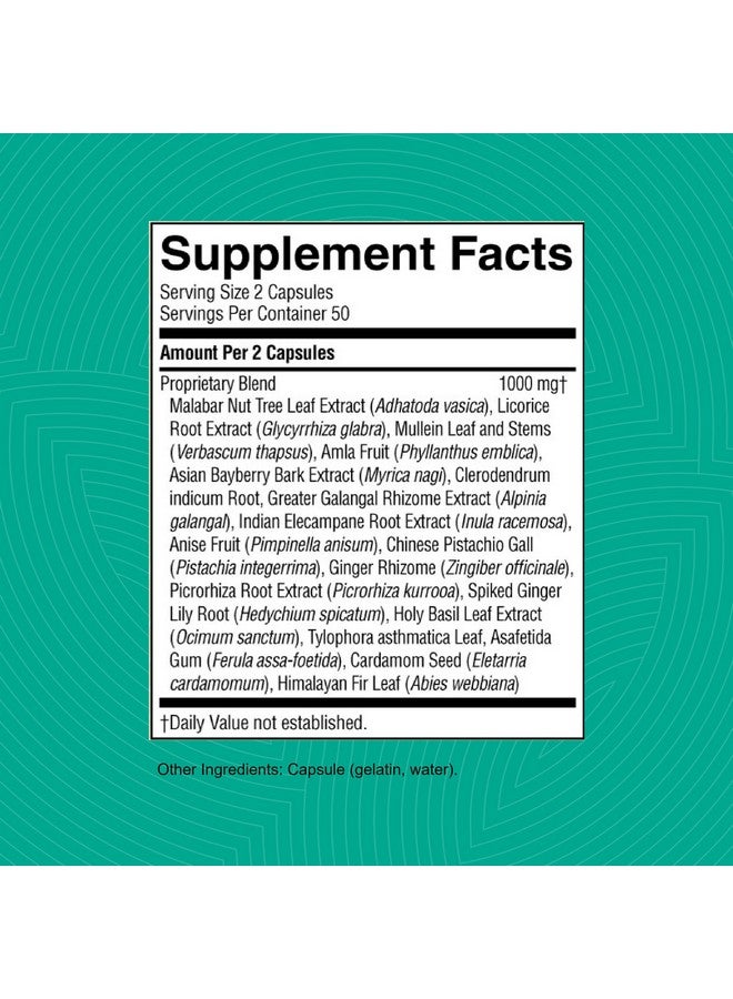 Nature's Sunshine Bronchial Formula 100 Capsules - Image 4