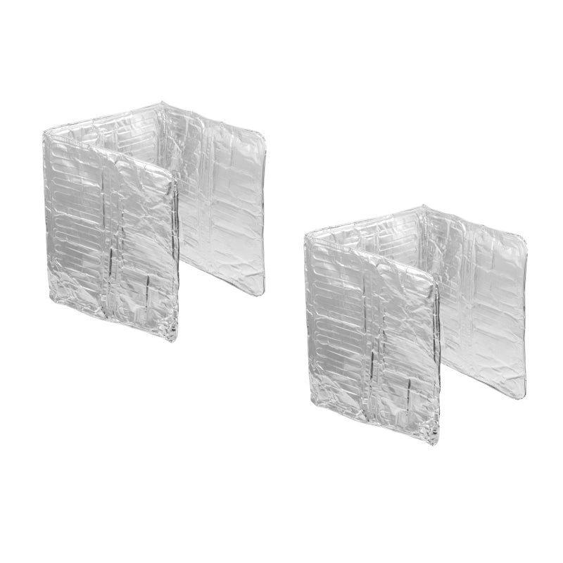 2pcs Oil Splatter Guard Splatter Screen Anti-oil Grease Screen Anti-splashing Baffle Cooking Baffle - Image 1