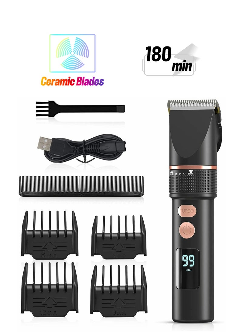 KASTWAVE - Hair Clippers, Trimmer Kit, SYOSI The Hair Clippers, LCD Trimmer, for Men, Clippers for Hair Cutting, Home Hair Cut Kit, Cordless Barber Grooming Sets - Image 1