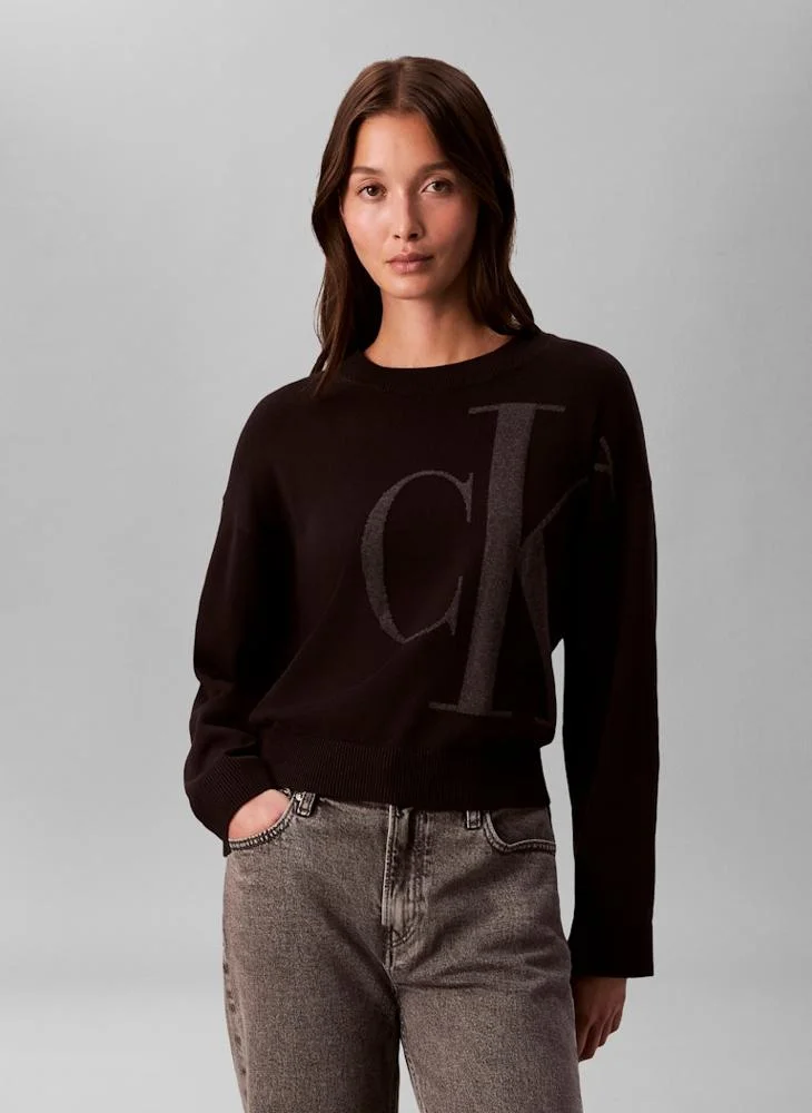 Calvin Klein Jeans Graphic Pullover Sweater
