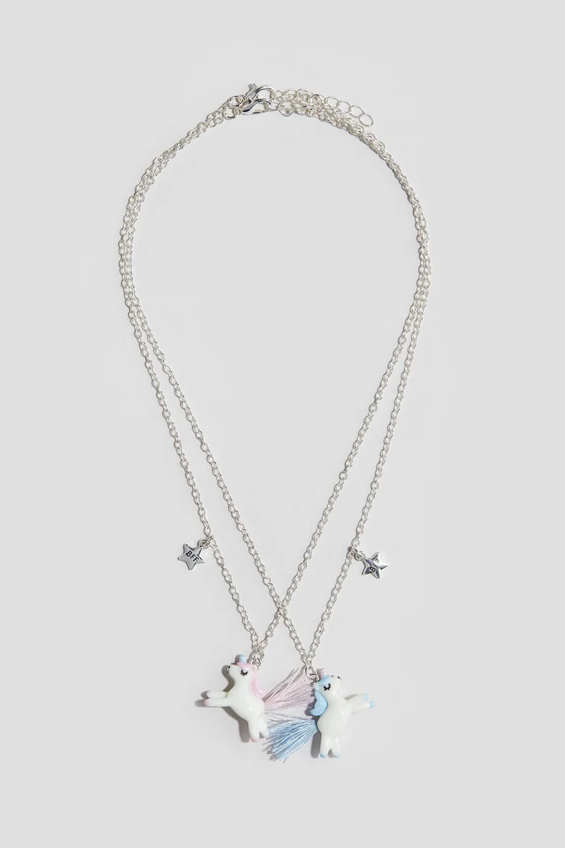 H&M 2-pack friendship necklaces