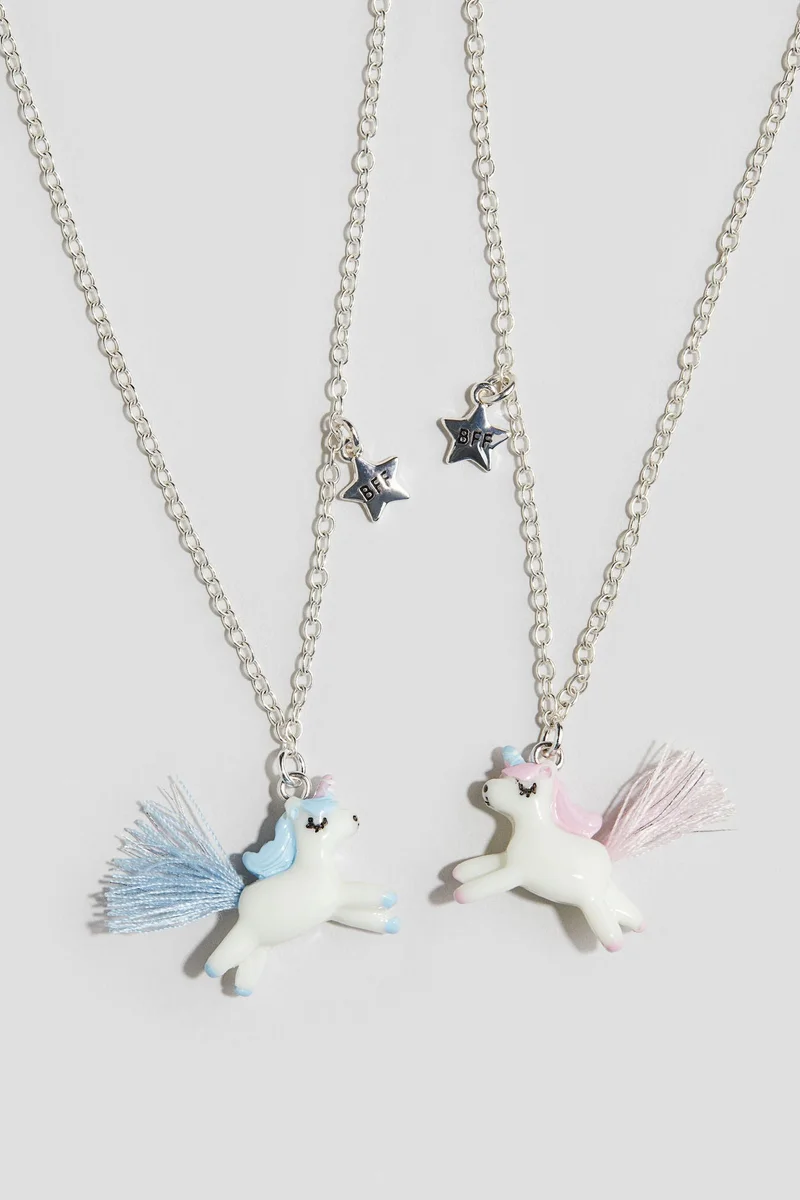 H&M 2-pack friendship necklaces