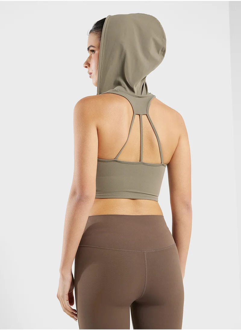 فورورد Hooded Cropped Bra Top