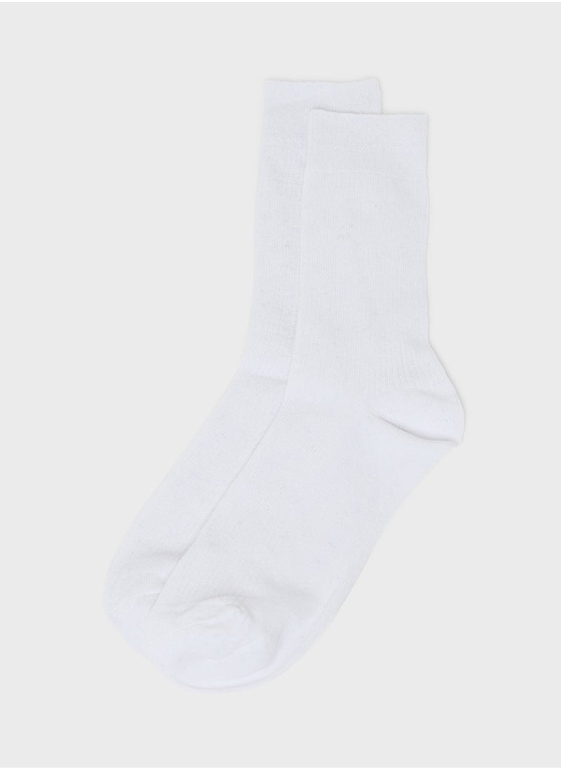 Seventy Five Basics Pack Of 3 Crew Length Socks  - Image 3