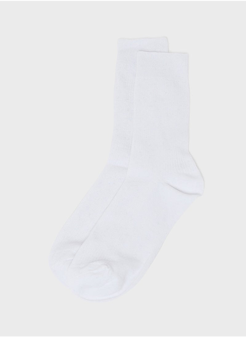 Seventy Five Basics Pack Of 3 Crew Length Socks  - Image 2