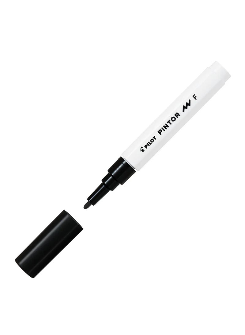 PILOT 6-Piece Pintor Water Based Paint Marker Fine 1.0mm Tip Basic Colours - Image 3