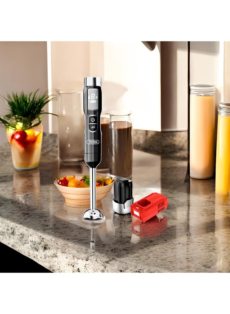 TOTAL Electric Cordless Hand Blender 16V TJB048K - Image 3