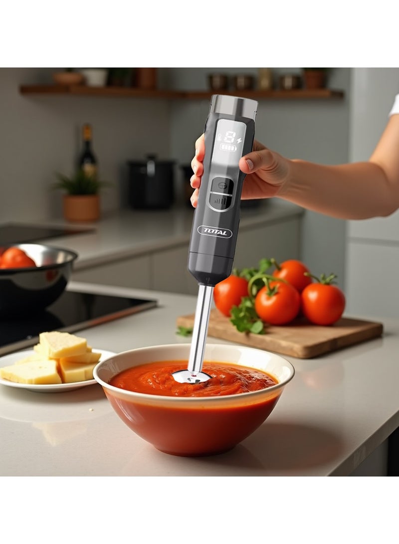 TOTAL Electric Cordless Hand Blender 16V TJB048K - Image 4