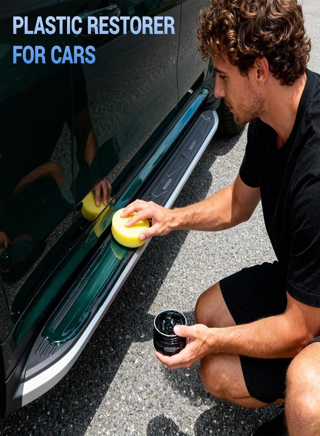 AOVSTOXIC Ultimate Car Scratch & Trim Restoration Kit - Erases Scratches, Revives Faded Black Plastic, Vinyl & Rubber to Restore a Like-Deep Shine, Plastic Refurbishment - Image 5