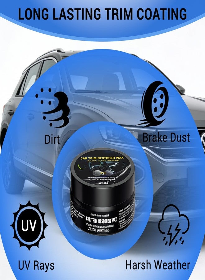 AOVSTOXIC Ultimate Car Scratch & Trim Restoration Kit - Erases Scratches, Revives Faded Black Plastic, Vinyl & Rubber to Restore a Like-Deep Shine, Plastic Refurbishment - Image 2