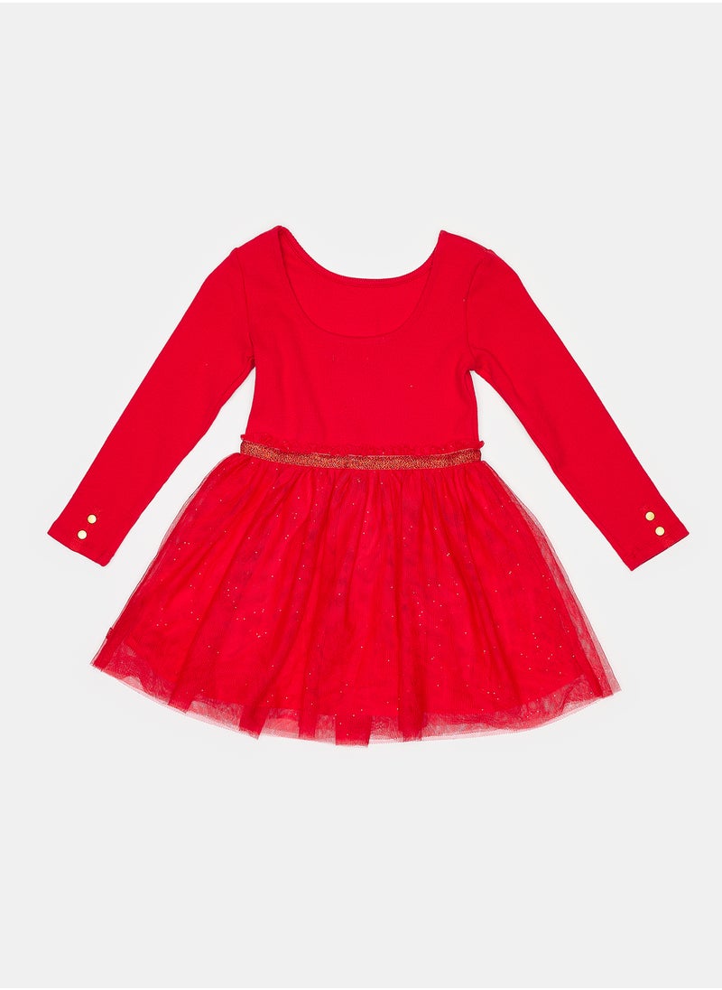 Okaidi - Red Dresses for Girls - Image 1