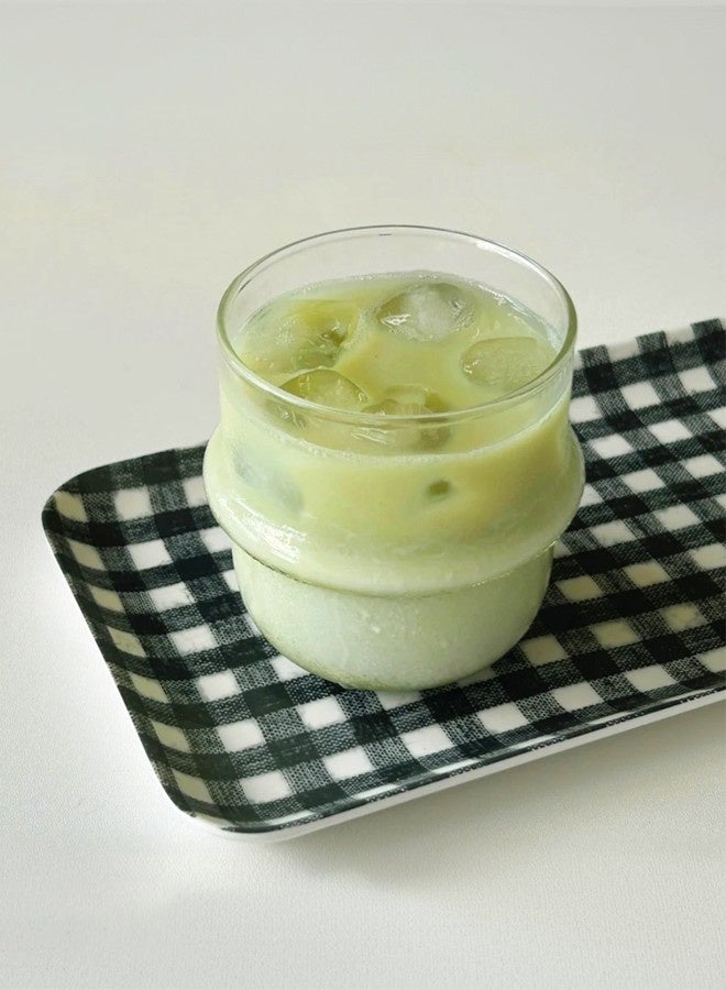 1 Piece Pack,Saturn Rings Striped Crystal Glasses (7cm*7cm*8cm),Glasses,Fruit Yogurt Glasses,Transparent Cocktail Glasses,Beer Glasses,Use in Home/Kitchen/Bar,Suitable for Any Scene,Great Gifts.  - Image 5