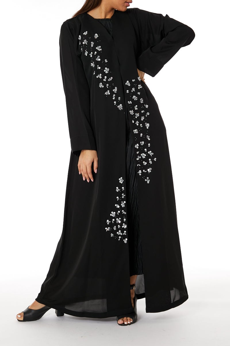 مويستريت عباءة بأكمام واسعة مزينة - Image 1