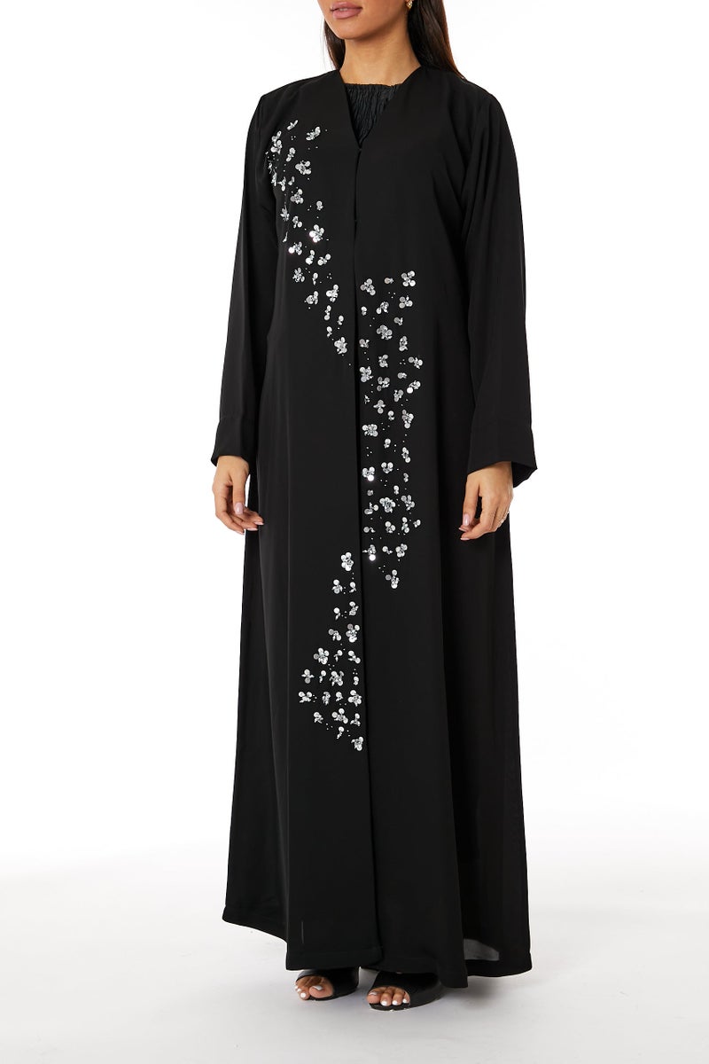 مويستريت عباءة بأكمام واسعة مزينة - Image 5