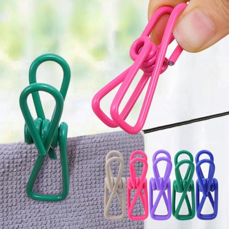 Windproof Clothespins 5.5x3x2Cm Strong Grip - Vibrant Colors Laundry Clips for Household Organization - Image 2