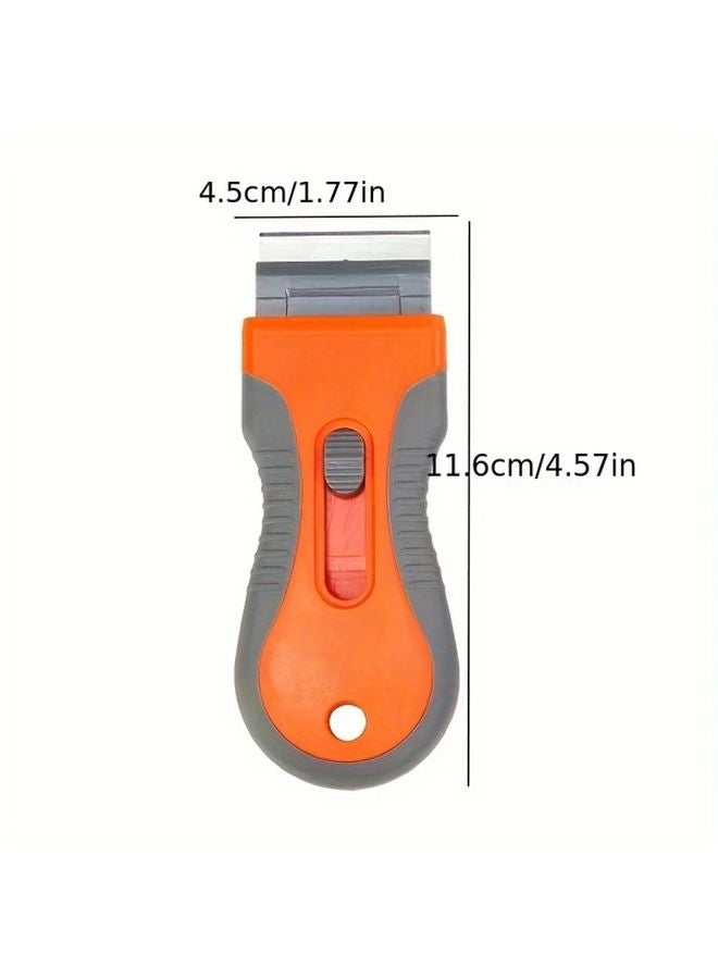Heavy Duty Yellow Razor Blade Scraper Tool Multi Surface Paint Stripper Window Cleaner - Image 4