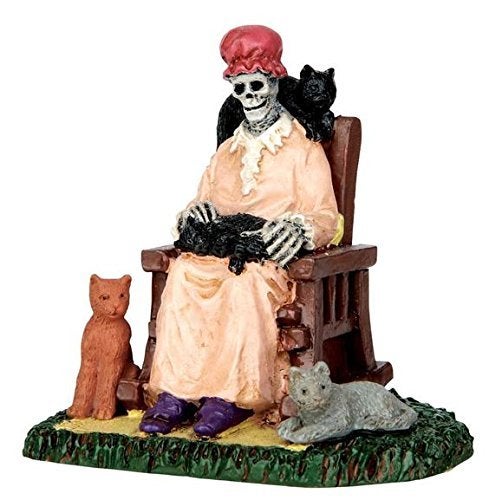 Lemax Spooky Town Former Cat Lady  62428