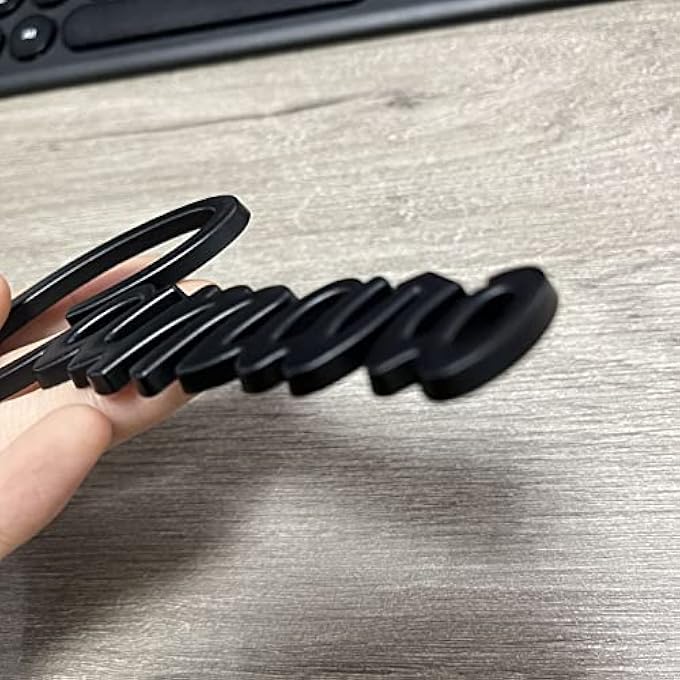 rayihni 2Pc Camaro Emblem 3D Metal Badge Sticker Letter Nameplate Replacement For Camaro Ss Zl1 Z28 Black - Image 3