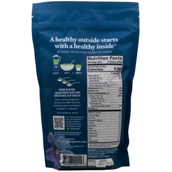 Natura Fiber All-Natural Organic Fiber Powder Supplement, Plant-Based Whole Food Ingredients, No Artificial Colors or Flavors - Image 2