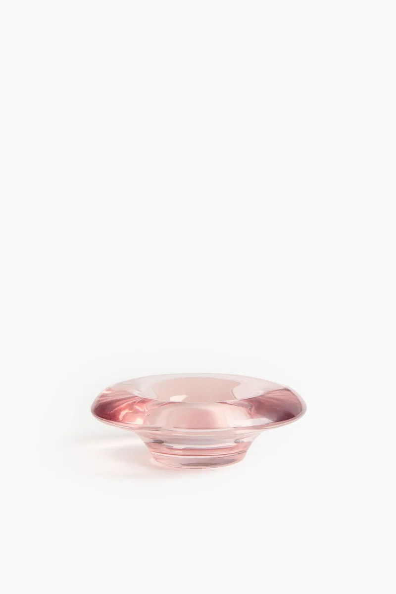 H&M Glass tealight holder