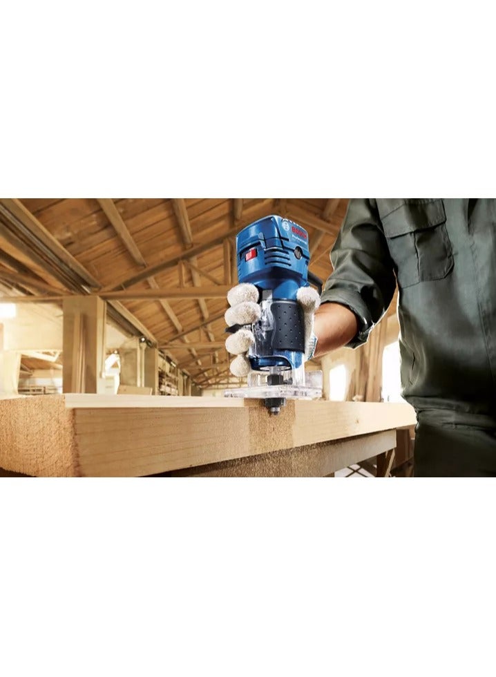 BOSCH GKF 550 Palm Router – 550W, 6mm Collet – Compact Design for Precise Wood Trimming & Edge Finishing - Image 2